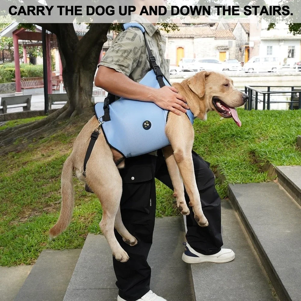 Coodeo Pet Support‎ Harness Small Blue Lift Sling for Weak or Disabled Dogs